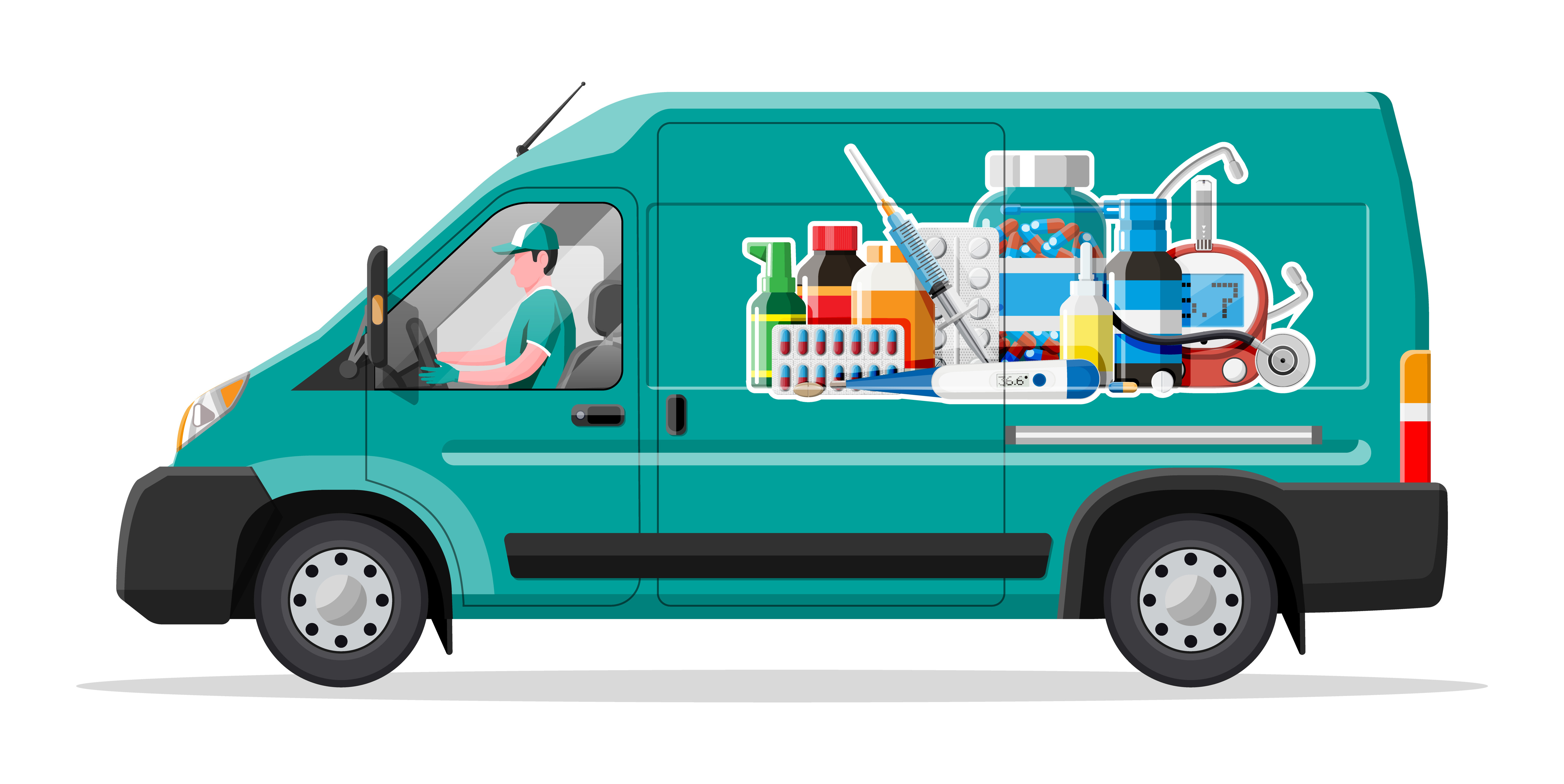 furgone distribuzione farmaci